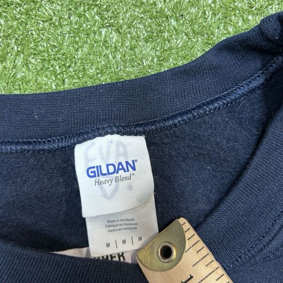 Vintage Michigan Wolverines Navy Sweatshirt Mens Size Medium College Crewneck - Picture 5 of 5